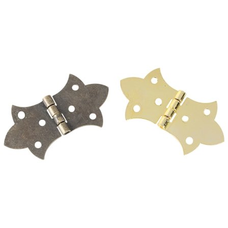 40 stk Antikke Dekorative Hengsler Gullgravering Design Boks Hei