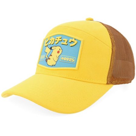 Difuzed - Gul trucker Keps - Pokémon Pikachu Surf Yellow Trucker @ Hatstore