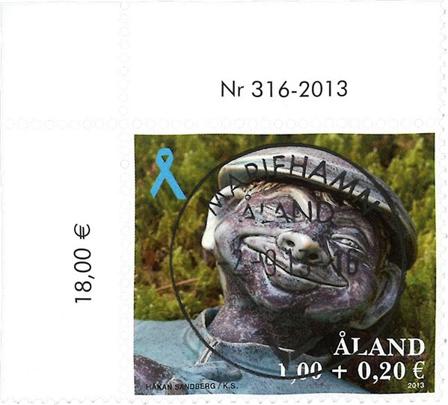 Åland - Den blå sløjfe - Stemplet sæt