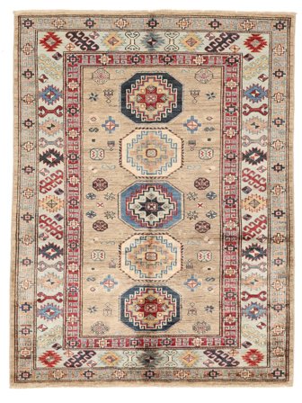 Tapis Kazak Ariana 153X202 Marron/Orange (Laine, Afghanistan)