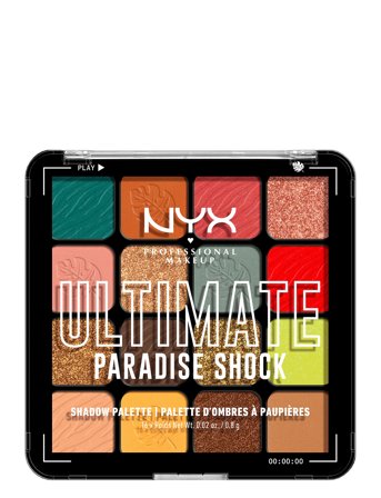 NYX Professional Makeup Ultimate Shadow Palette 16-Pan Paradise Shock - Multi/patterned - 12.8 g