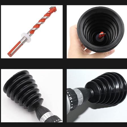 2 stk. elektrisk støvsamler støvtilbehør støvtæt boremaskine el