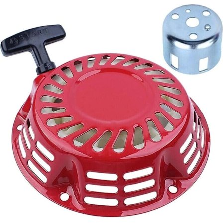 Rekylstarter for Honda GX120 GX160 GX140 GX200 5.5HK 6.5HK Motor, Rekylstart + Startkopp Reservedeler Rekylstarter Dra Starter, DEBUNS