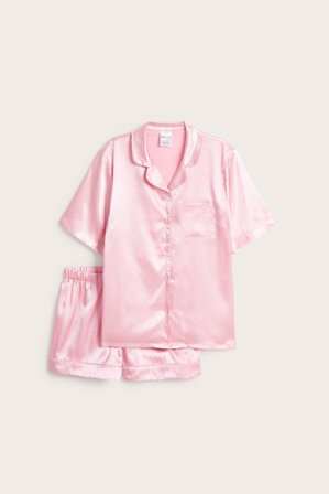 Kappahl | Pyjamas i sateng Lyserosa 170 | Lyserosa