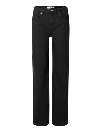 Selected | Slfalice Hw Wide Long Black Jeans Noos | 30 x 32