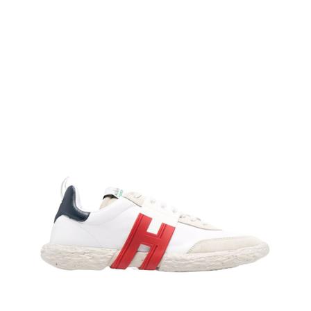 Hogan Low-Top Lace-Up Trainers Hvid, Herre, Størrelse: 44 EU