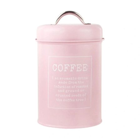 Kaffedåse Godisdåse Chokoladedåse Tør Mad Lufttæt Låg 1,2l Snacks Godisorganisator Køkkenbeholder Til Skabshylde Lys pink