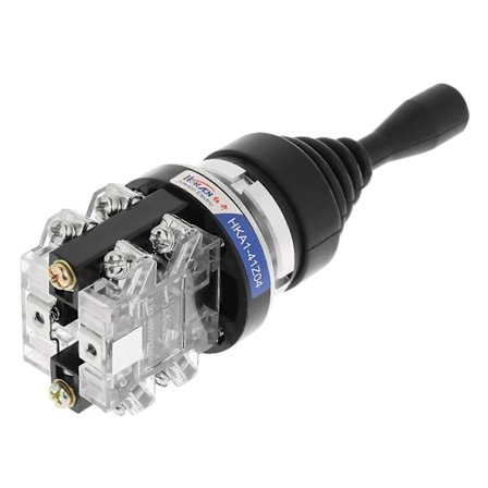 4-posisjons 4NO Fjærretur Momentan Joy Stick Joystick Bryter Erstatning for HKAI-41Z04
