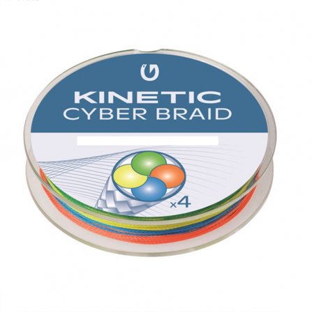 Kinetic 4 Braid 300m Multi Colour - 0.30mm