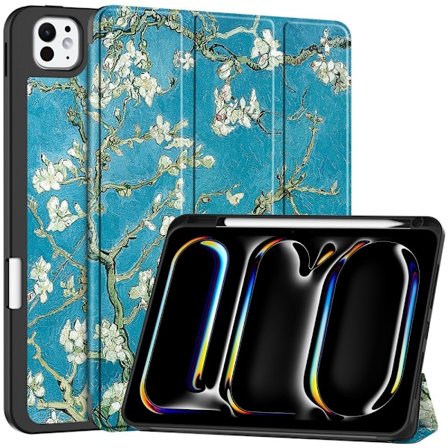 Till iPad Pro 11 (2024) Slim fit tri-fold fodral Pennfack - Blossom
