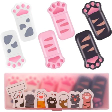Galaxy Korjausrullat Mini Set Kawaii -setti, lahja koulutavarat tytöille, 6 kpl