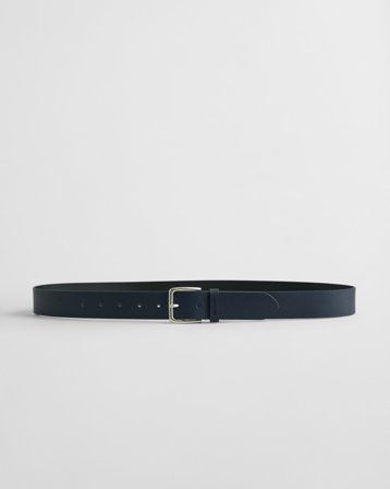 GANT Herren Ledergürtel (L-XL) Marineblau