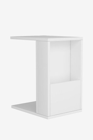 Hanah Home - Sivupöytä Serce - Valkoinen - Pikkupöydät - - Homeroom