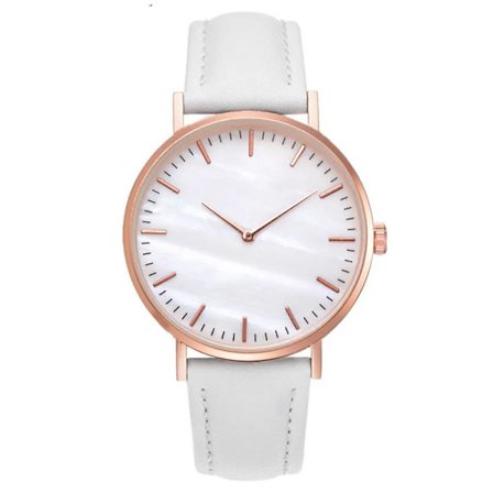 Ny Mote Enkel Klokke Dameklokker Casual Dame Lær Quartz Klokke Kvinne Klokke Vrouwen Relogio Feminino Zegarek Damski