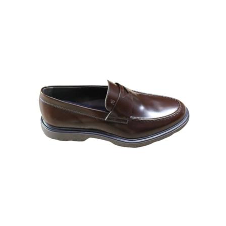 Hogan Instappers , Bruin , Heren , Maat: 41 EU Instappers & Slip ons