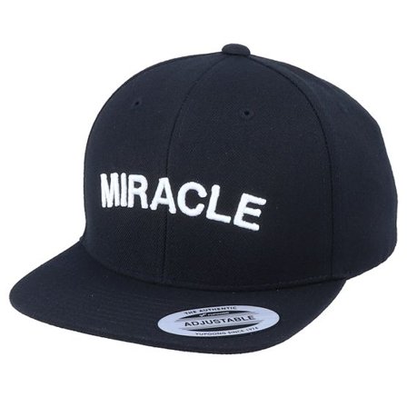 Kiddo Cap - Svart snapback Keps - Kids Miracle 3D Black Snapback @ Hatstore