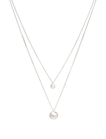 Pilgrim | Necklace : Katja : Silver Plated | ONE SIZE