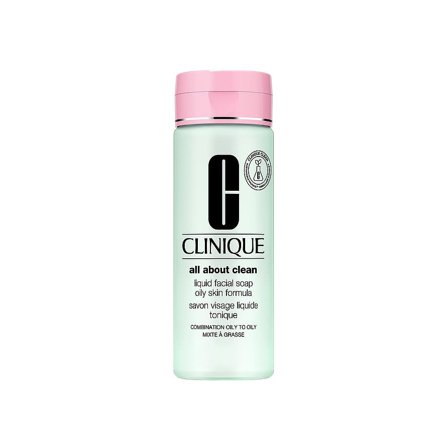 Clinique Liquid Facial Soap cleanser Oily Skin Formula - Combination/Oily + Oily Skin 200 ml, Skincare, Renseprodukter, Rens & Vask