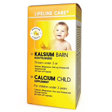 Lifeline Care Kalsium Barn, 60 stk.