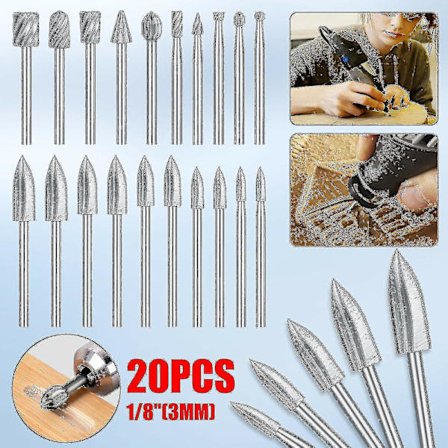 Treskjæring Gravering Bor Bit Sett Fresemaskin For Dremel Rotary Verktøy