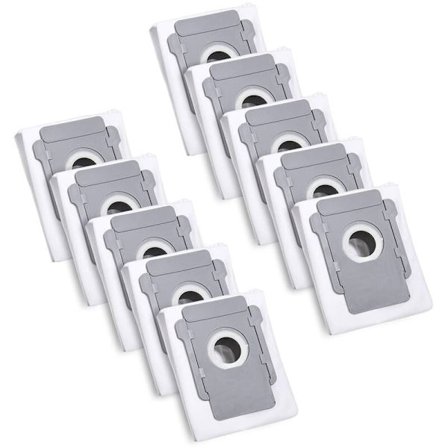 10 Støvsugerposer til iRobot Roomba i7 i7+ i3 i3+ i4 i4+ i6 i6+ j7 j7+ i8 i8+S9 S9+ E5 E6 E7 Clean Base, Udskiftningspose Tilbehør KLB