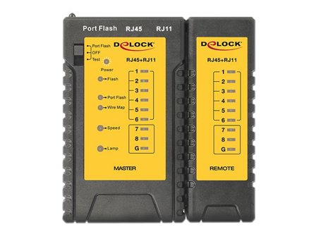 Delock Cable Tester + Portfinder - nettverktestsett