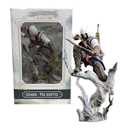 4 erilaista Creed-toimintahahmoa: Bayek, Aya, Altair, Connor - 28 cm:n keräily Apple of Eden Toys