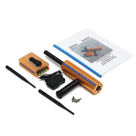 AKS Metalldetektor 1200 Meter Skattscanner Underjordisk Metalldetektorlokalisator för Guld/Silver/Koppar/Ädelsten