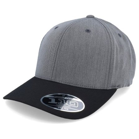 Flexfit - Grå adjustable Keps - Dark Grey/Black 110 Adjustable @ Hatstore