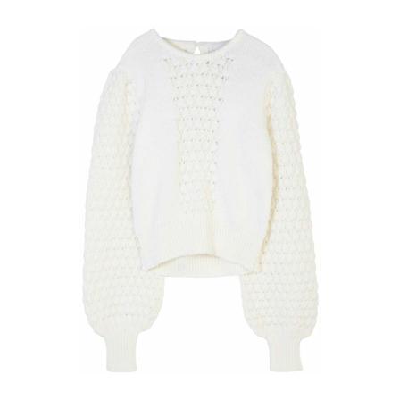 Silvian Heach, Sweater Biały, Kobieta, Rozmiar: S