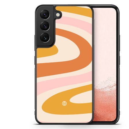 Bjornberry Skal Samsung Galaxy S23 Plus -Orange 70-tal