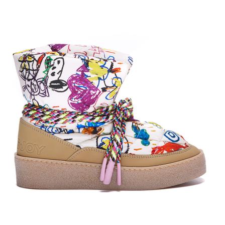 KhrisJoy Laarzen Red , Wit , Dames , Maat: 41 EU Enkellaarsjes