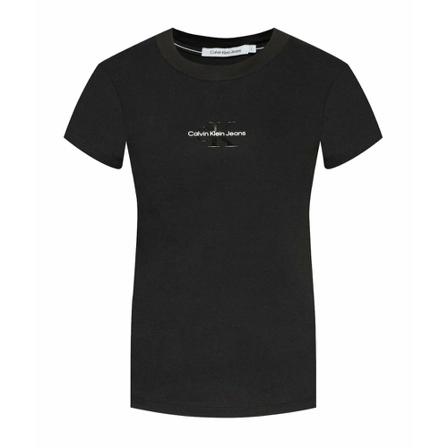 Calvin Klein, T-Shirts Zwart, Dames, Maat:M