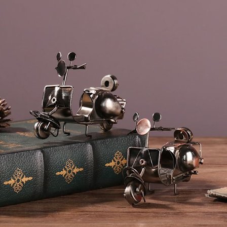 Lätt lyxig mini järn motorcykel konst och hantverk kreativt hem d