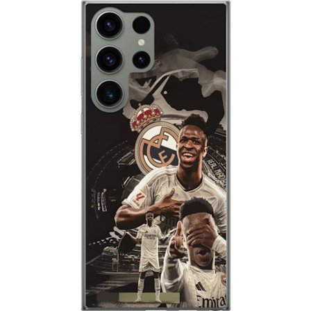 Kompatibelt Mobildeksel til Samsung Galaxy S23 Ultra Vinicius Junior Real Madrid Brasiliansk driblingsfenomen og offensiv leder med høy energi og kni