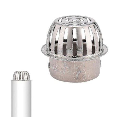 Ruostumattomasta teräksestä valmistettu syöksytorven rännin suoja lehtien sieppaaja kattoputkille