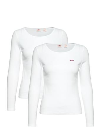 LEVI ́S Women Ls 2 Pack Tee A0787 Ls 2 Pack Vit
