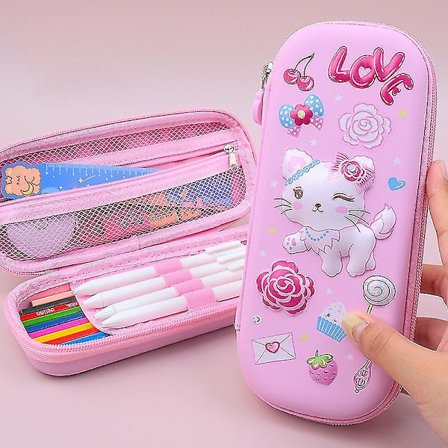 Pencil Case Kawaii Astronaut Estojo Escolar 3d Pencil Cases För Flickor Trousse Scolaire Skolartiklar Astuccio Pennfodral