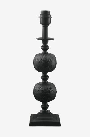 PR Home - Lampunjalka Flory 45 cm - Musta - Lampunjalat - - Homeroom