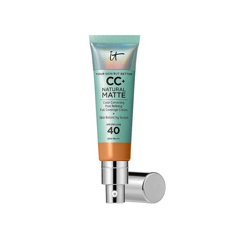 IT Cosmetics CC+ Cream Natural Matte Foundation for Oily Skin with SPF 40 Rich, Makeup, Ansigt, Foundation