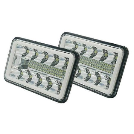 Par 4 tum x 6 tum LED DRL Lampa Förseglad Strålkastare Strålkastarlampa 6X4 Lastbil