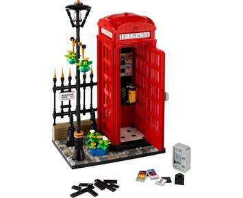 LEGO-Ideas Rød telefonkiosk i London 21347-LEGO Ideas Rød telefonkiosk i London 21347-LEGO-LEGO