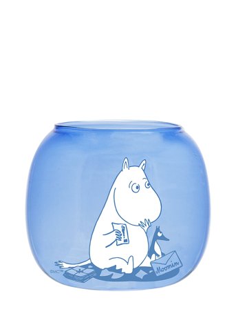 Moomin Tealight Holder Moomin Blue Blue Muurla