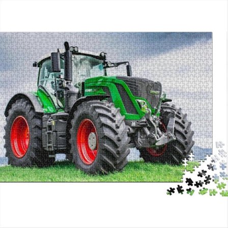 Puslespil 300/500/1000 Brikker Træpuslespil traktor Puslespil Voksne Kreativt Puslespil Fødselsdagsgave Puslespil til Teenagere og Voksne[HK]