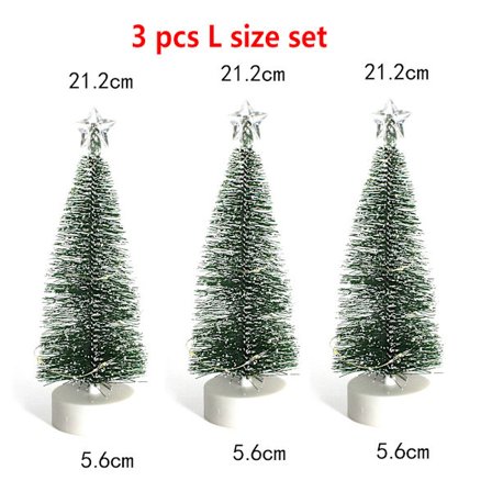 3 st LED varma lampor ljusa julgransprydnader Xmas fest