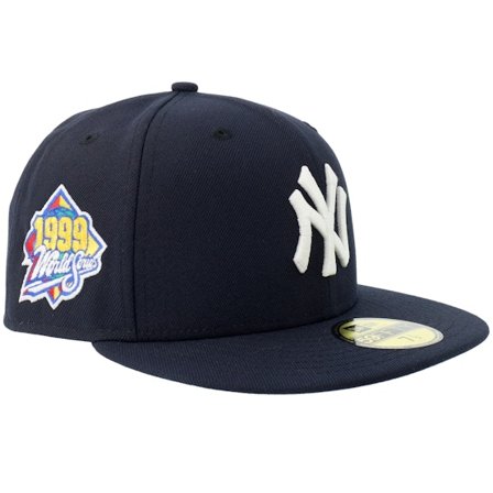New Era - MLB Blau fitted Cap - Hatstore Exclusive x New York Yankees 59FIFTY World Series Navy Fitted @ Hatstore