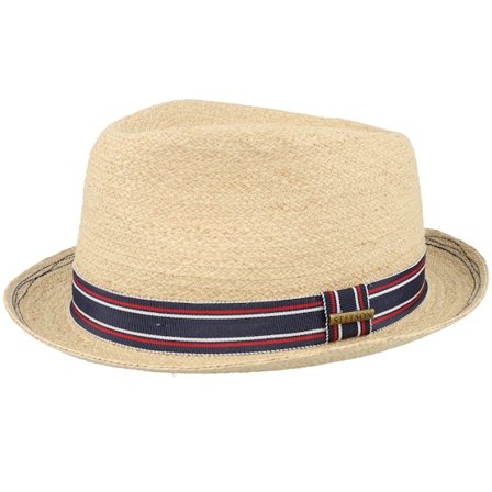 Stetson - Beige straw Hat - Player Raffia Golf Beige Straw Hat @ Hatstore