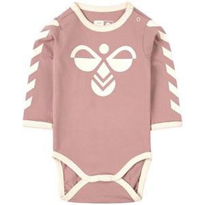 Kids - Hummel Pink Flipper Logo Baby Body 6-9 months (74 cm) - All in ones - 6-9 months (74 cm) - Pink