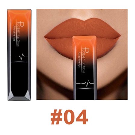 1 flaska Prodel Långvarigt Flytande Läppstift Vattentätt Matt Sammet Läppglans Smink, 04#