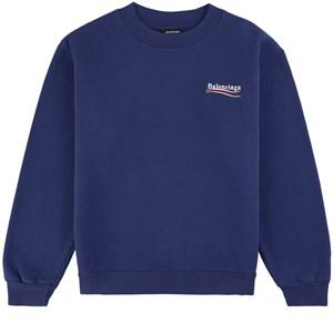 Kids - Balenciaga Branded Sweatshirt Blue 8 Years - Jumpers and knitwear - 8 years - Blue - Junge